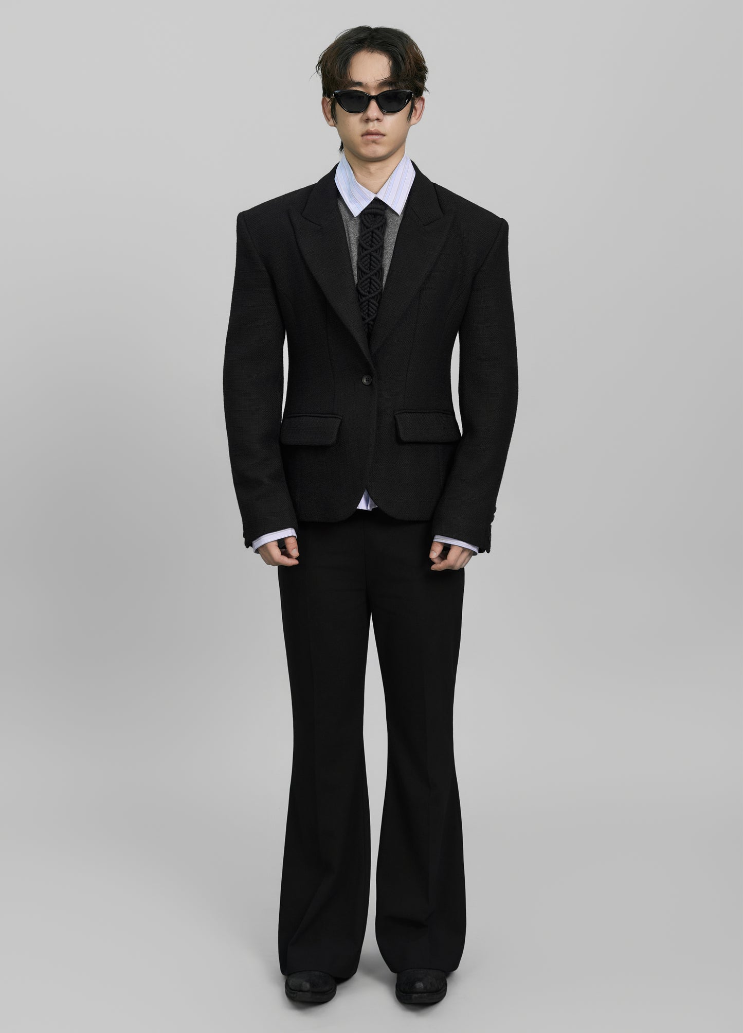 DIAMOND WAIST POWER BLAZER