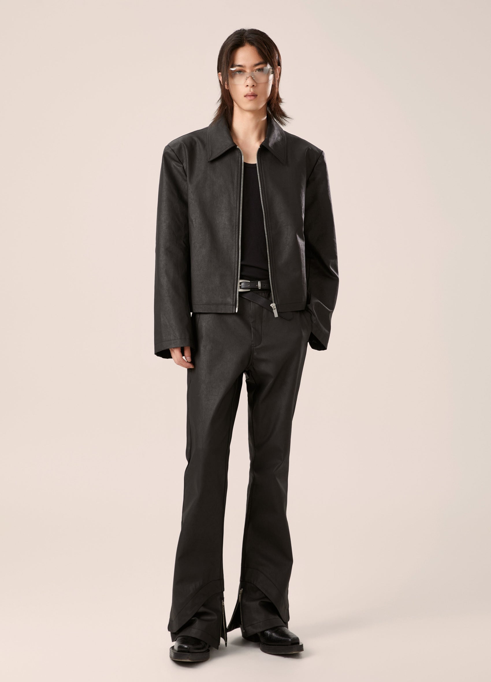 DP PARADIS 23AW Medieval Waxed Silhouette Jacket