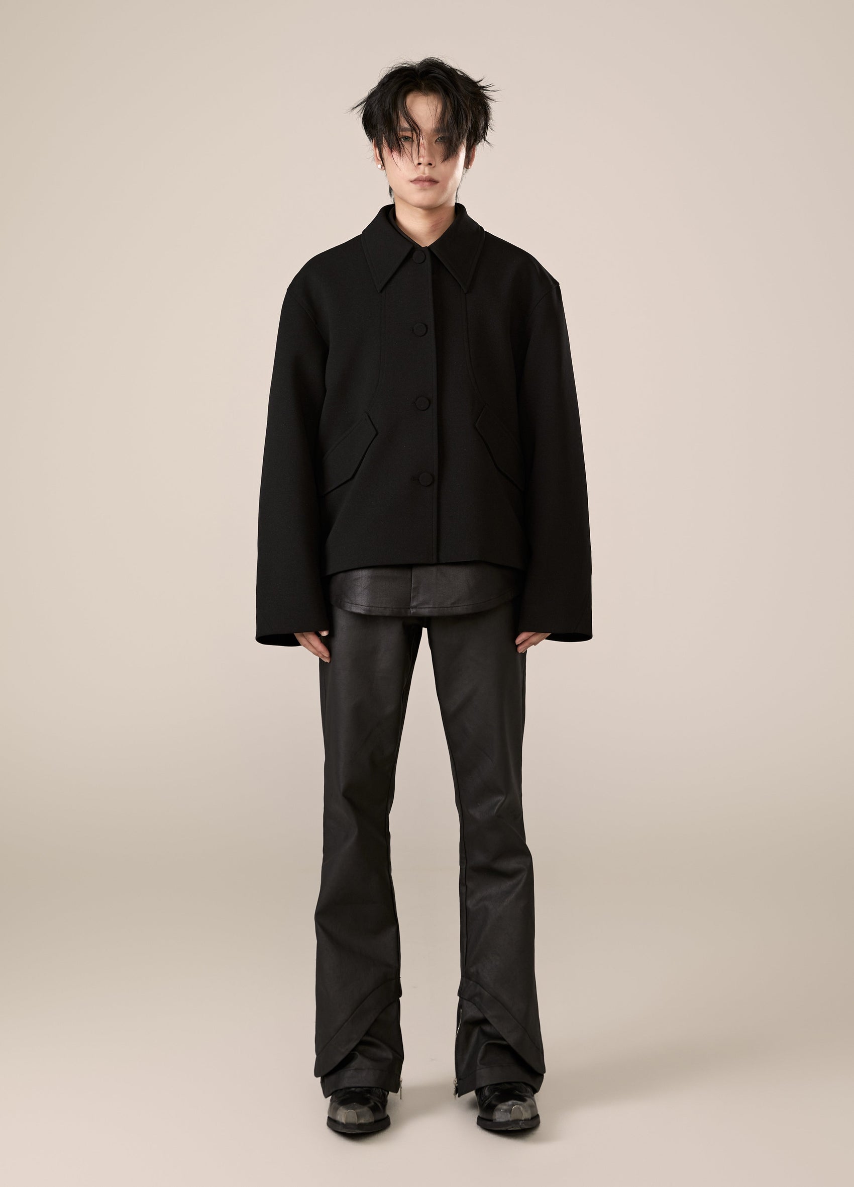 DP PARADIS 23AW Gypsophila Minimalist Reflective Jacket
