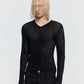 26FW SHEER V-NECK KNIT