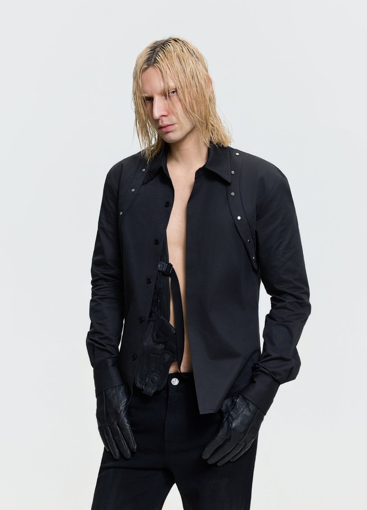 26FW HINGED PANEL SHIRT