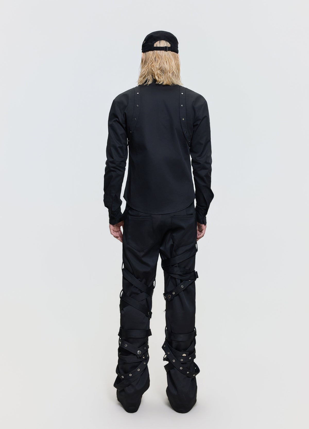 26FW PUNK STRAP FLARE PANTS
