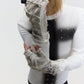 26FW SLASH WASH FINGERLESS GLOVES