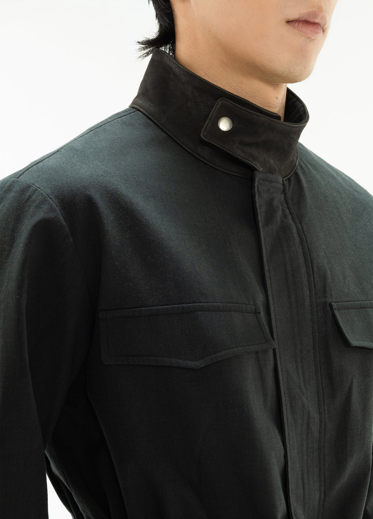 DP ARCO LEATHER PANEL JACKET