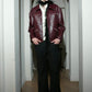BAROQUE ZIP LEATHER JACKET
