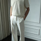 25SS JACQUARD V-NECK POLO
