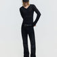 26FW SHEER V-NECK TEE