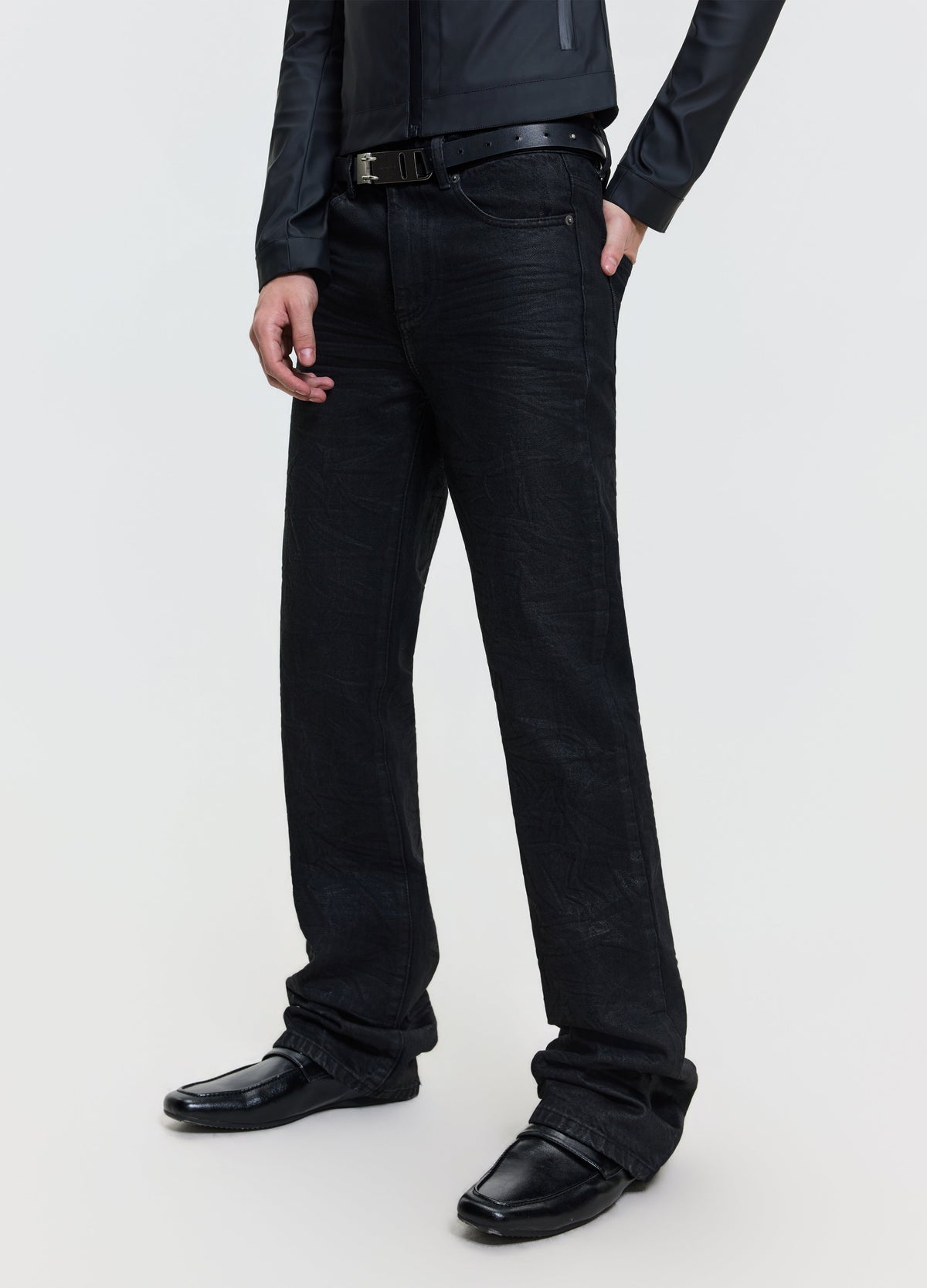 26FW 3D WHISKER WAXED DENIM
