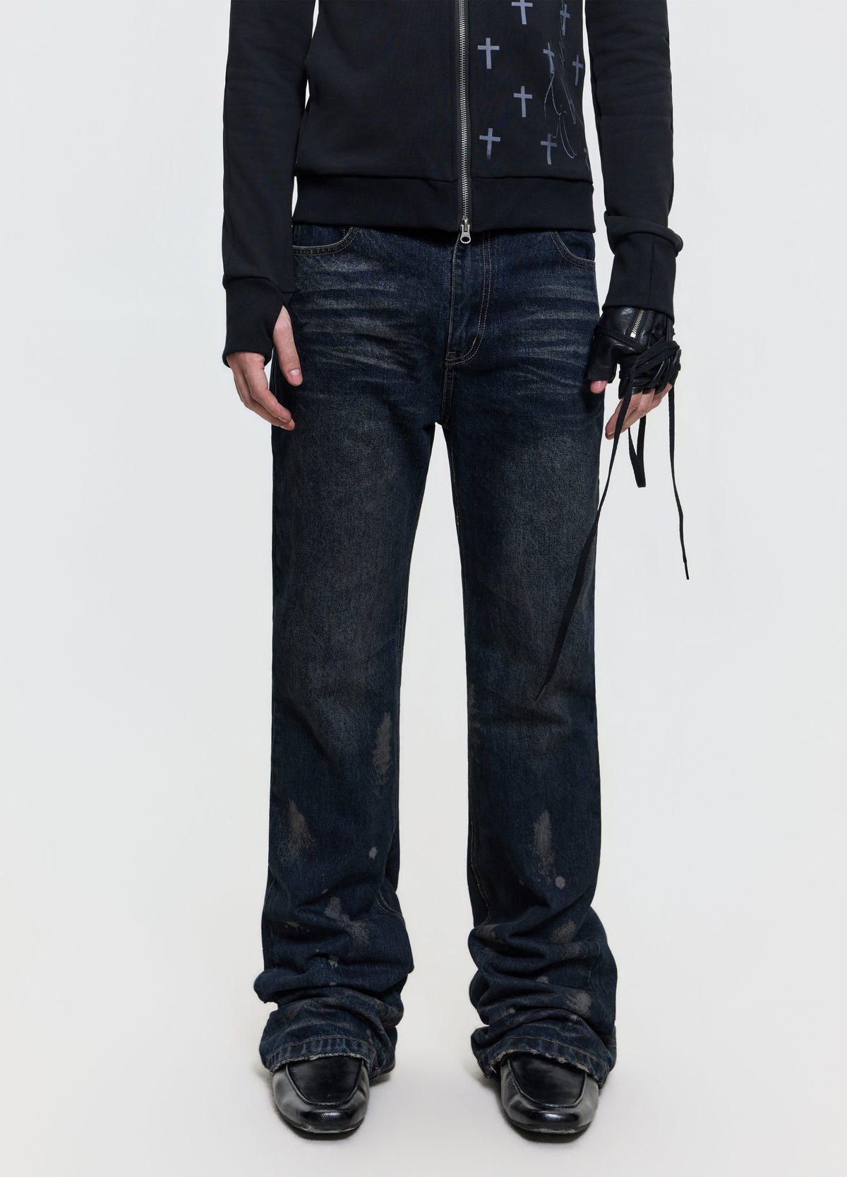 26FW INK WASH STACKED DENIM
