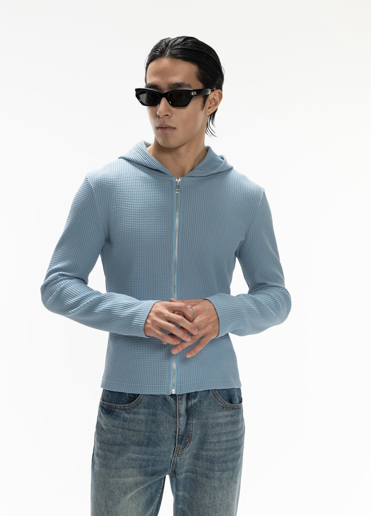 DP CHECK ZIP HOODIE