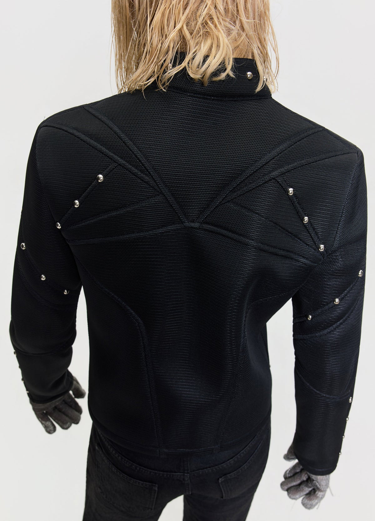 26FW MESH STUD JACKET