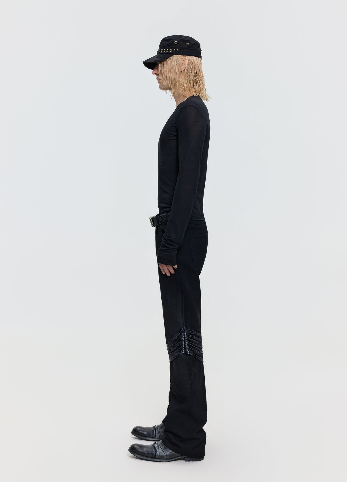 26FW SHEER V-NECK TEE