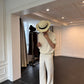 25SS ITALIAN OLD MONEY PLEATED WOOL TROUSERS