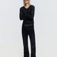 26FW SHEER V-NECK TEE
