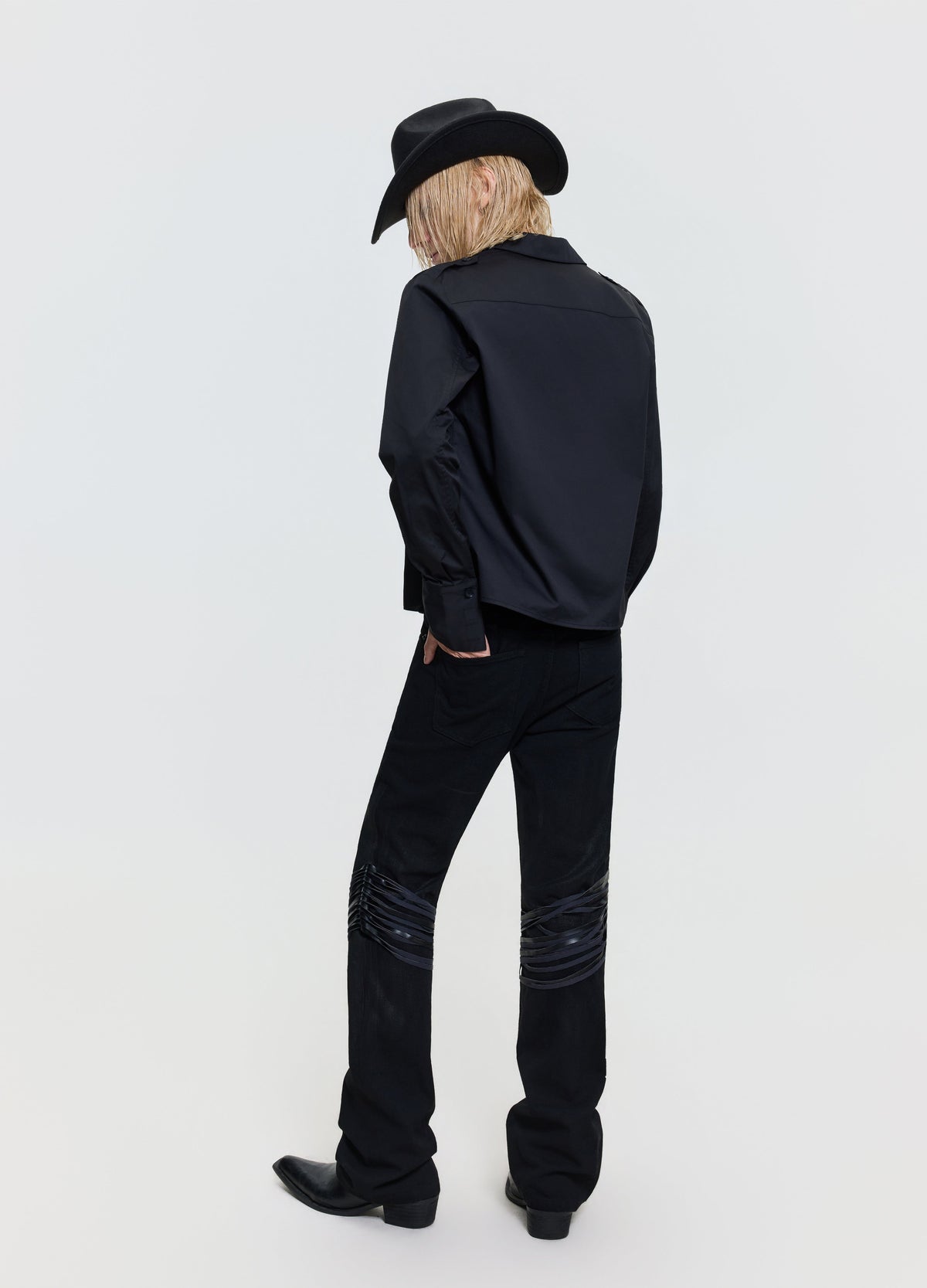 26FW STUDDED WESTERN SHIRT