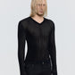 26FW SHEER V-NECK KNIT