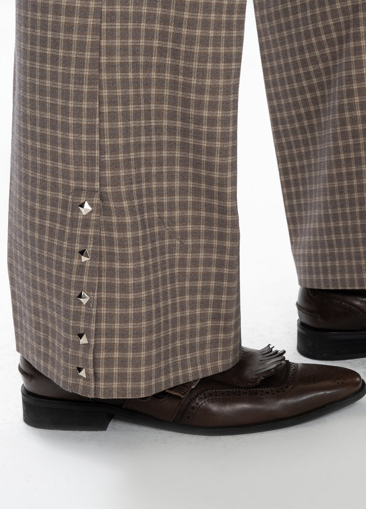 DP FLARE DECONSTRUCT PLAID PANTS(Pre-sale)