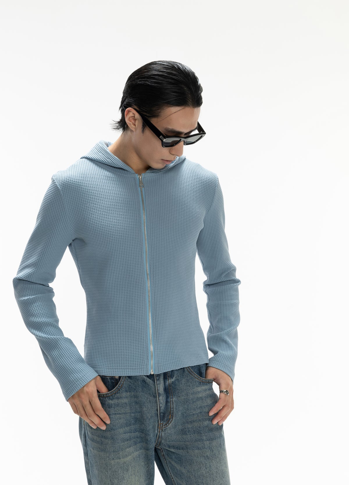 DP CHECK ZIP HOODIE