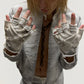 26FW SLASH WASH FINGERLESS GLOVES