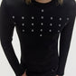 26FW EYELET CRYSTAL TEE
