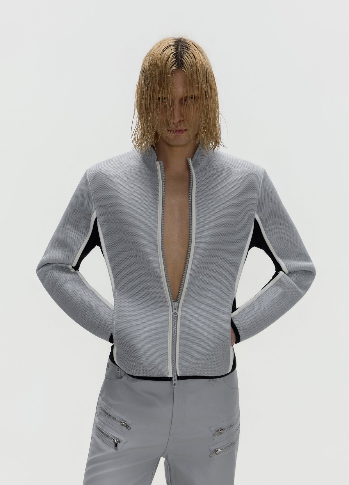 26FW HONEYCOMB MESH JACKET