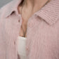 PINK CASHMERE KNIT CARDIGAN