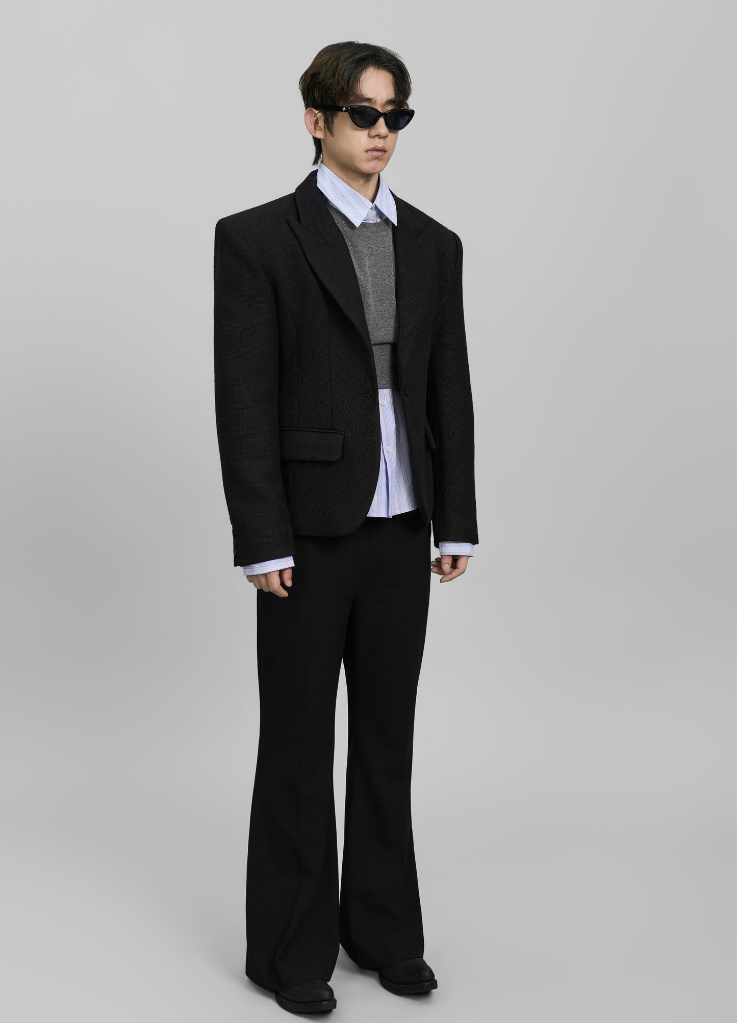 DIAMOND WAIST POWER BLAZER