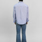 STRIPED EMBROIDERED BLUE SHIRT