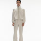 DP PLEATED CROPPED ZIP HOODIE