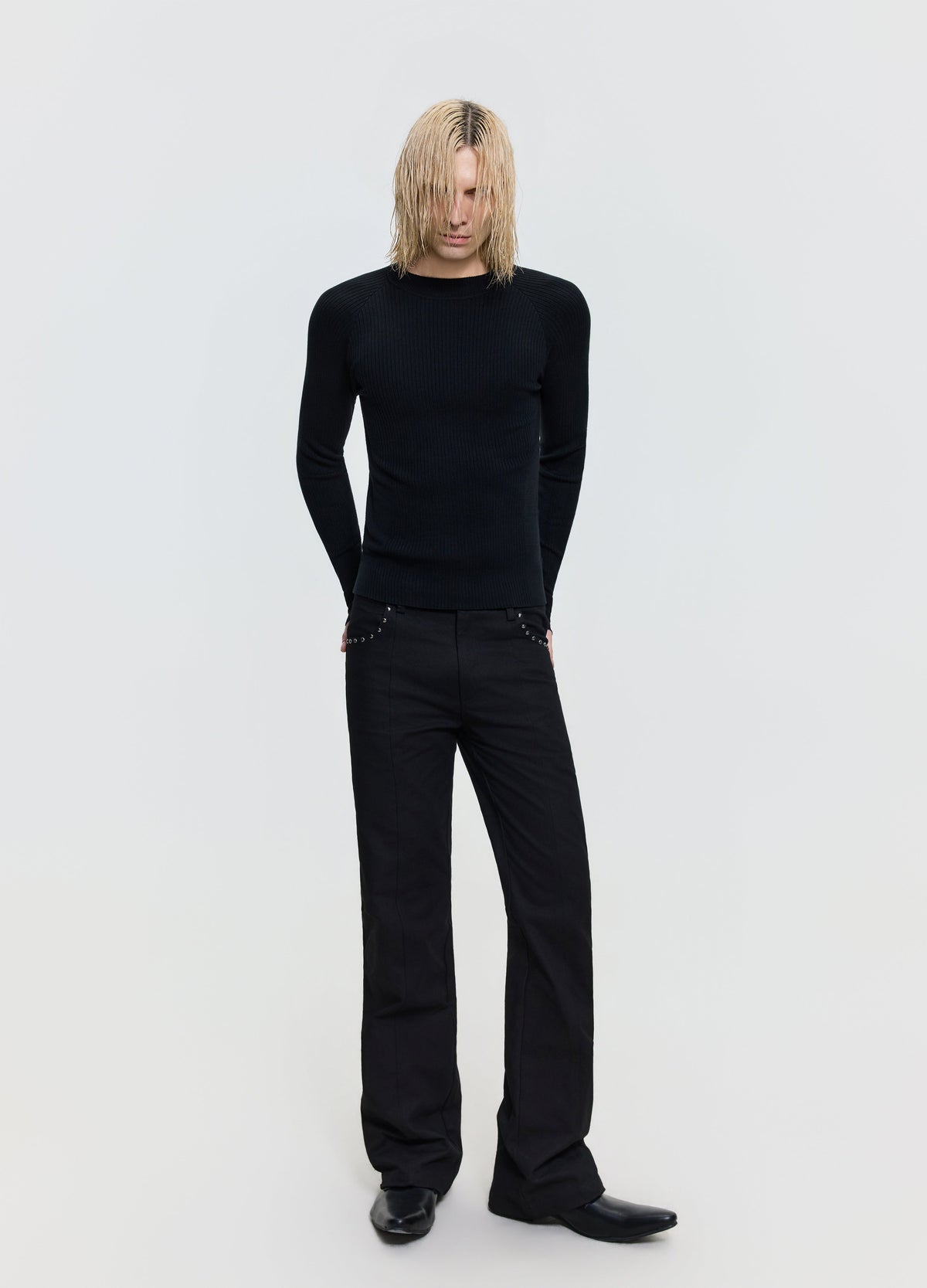 26FW RIBBED LONG SLEEVE TEE