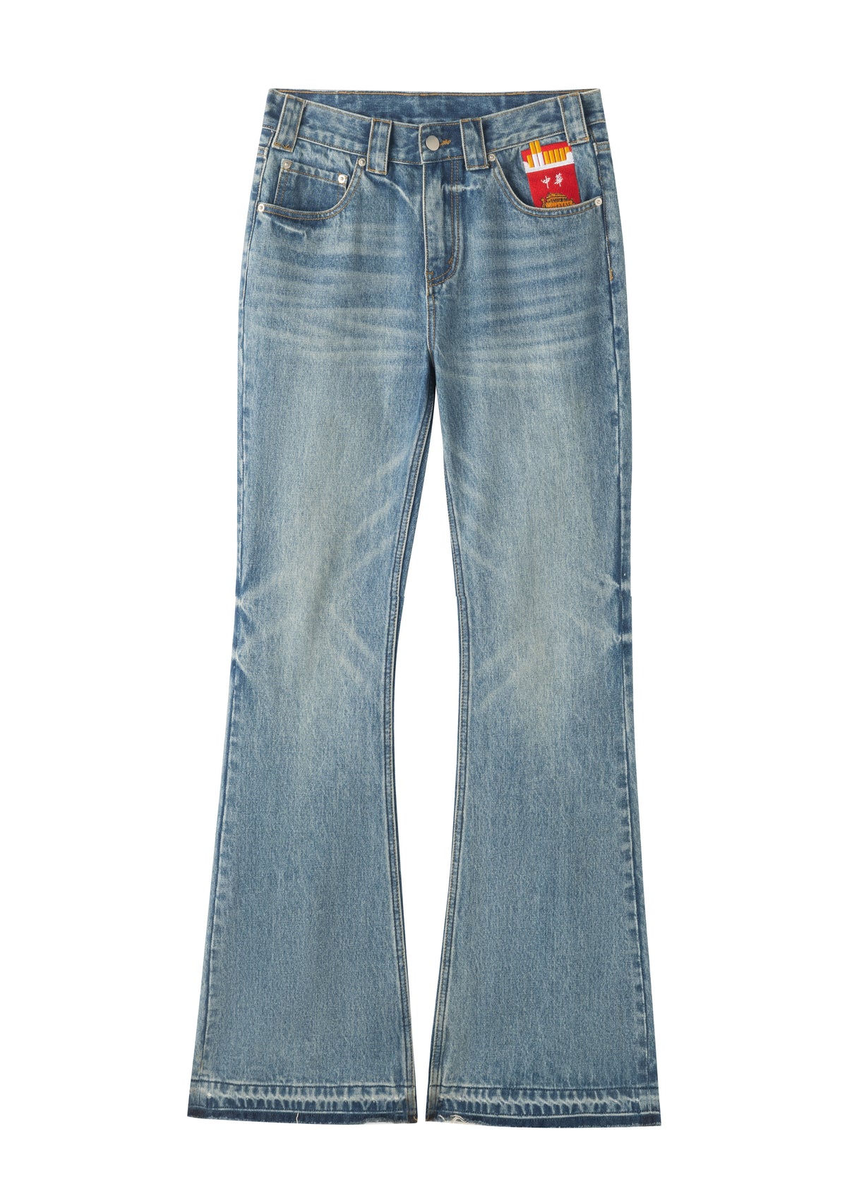 DP GOOD DAYS CIGARETTEFLARE DENIM
