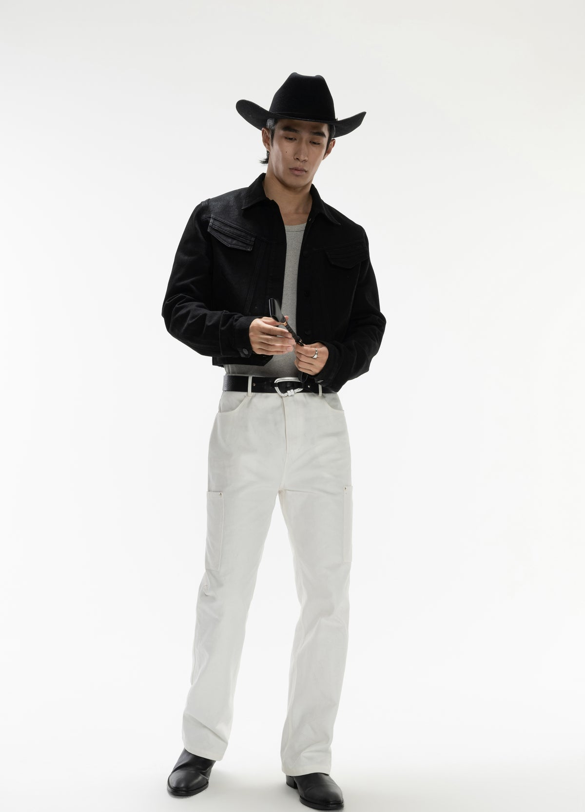 DP STEELBONE WAXED DENIM JACKET
