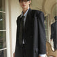 DECONSTRUCT PEAK LAPEL BLAZER