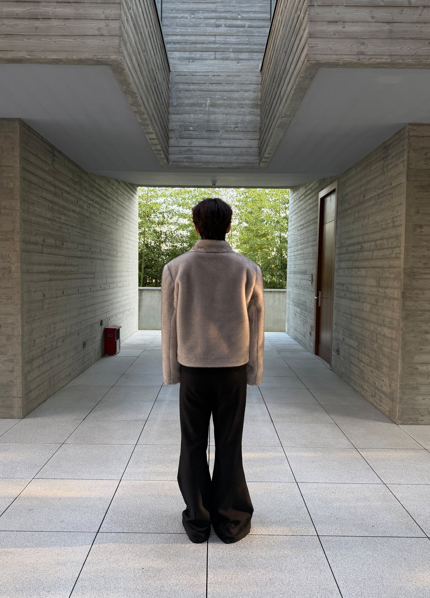 FROSTLAND MINK SUEDE COAT