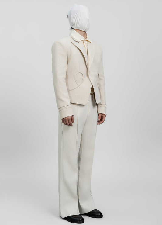VAMPIRE LINEN WOOL BLAZER