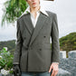 POWER DOUBLE-BREAST BLAZER