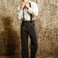 FRENCH PLEATED COLLAR SHIRT