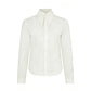 FRENCH PLEATED COLLAR SHIRT