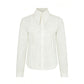 FRENCH PLEATED COLLAR SHIRT