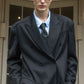 DECONSTRUCT PEAK LAPEL BLAZER