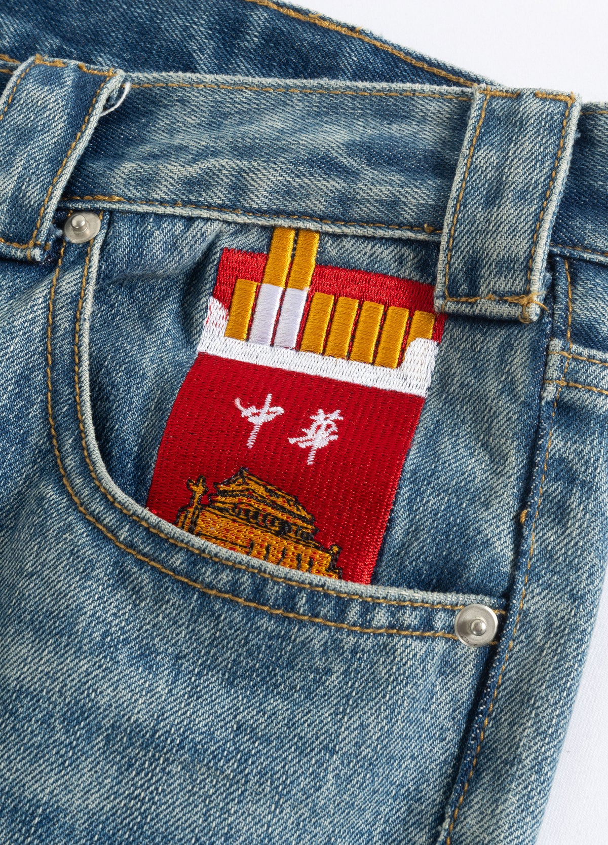 DP GOOD DAYS CIGARETTEFLARE DENIM
