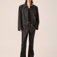 DP PARADIS 23AW Medieval Waxed Silhouette Jacket