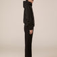 DP PARADIS 23AW Shoulder Pad Velvet Zipper Hoodie