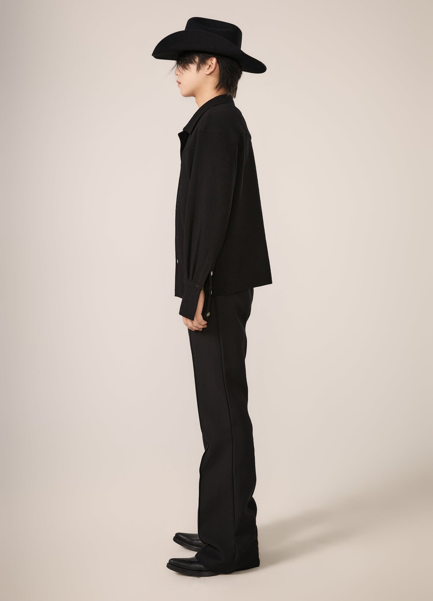 DP PARADIS 24SS Japan Pleated Foam Shirt