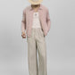 PINK CASHMERE KNIT CARDIGAN