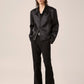 DP PARADIS 23AW ELEGANT Satin Double-Zip Jacket