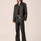 DP PARADIS 23AW Medieval Waxed Silhouette Jacket