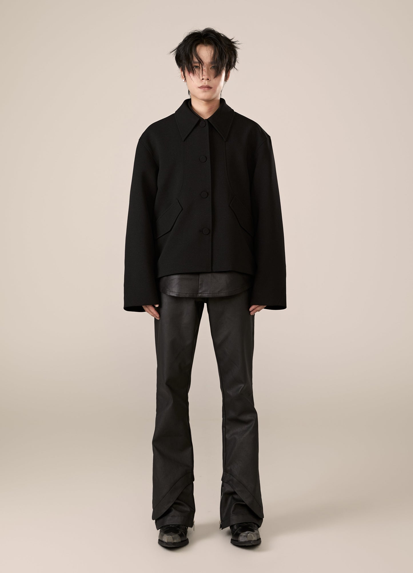DP PARADIS 23AW Gypsophila Minimalist Reflective Jacket