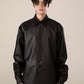 DP PARADIS 23AW Two-in-One Black Tie Shirt