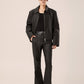 DP PARADIS 23AW WAVE Waxed Trousers